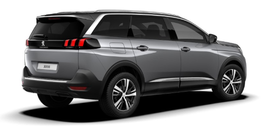 Peugeot 5008 trasera Renting Gris Artense