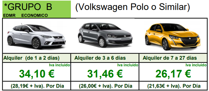 Alquiler Turismos