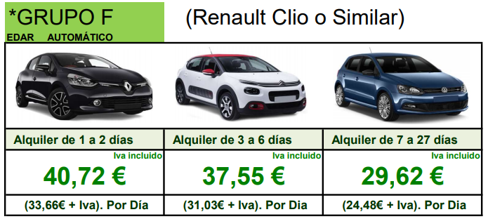 Alquiler Turismos