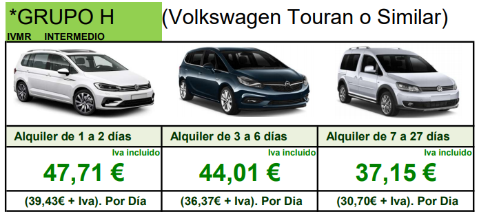 Alquiler Turismos